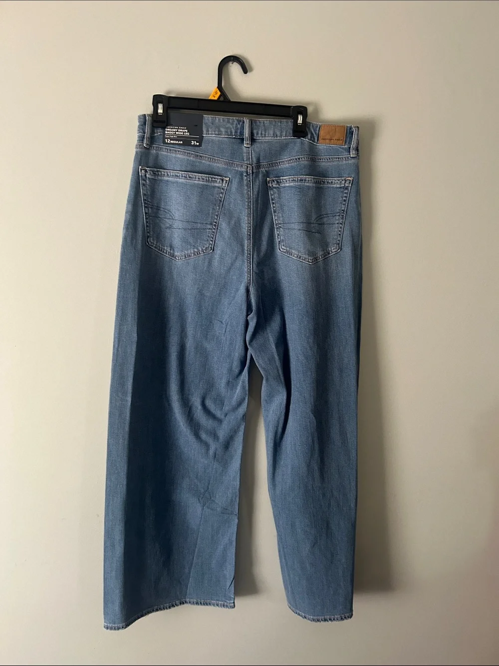 NWT American Eagle Outfitter Women’s Baggy Wide Leg Super Stretch High-Rise - Picture 3 of 5